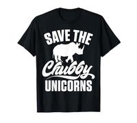Save The Chubby Unicorns Fat Rino Rhinoceros T-Shirt