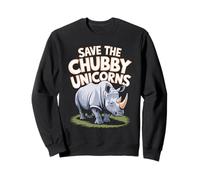 Save the Chubby Unicorns Funny Rhino Shirt Sweatshirt