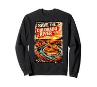 Save The Colorado River Stencil Art Design Sweatshirt
