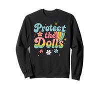 Save The Dolls Proud Trans Ally LGBTQ Support Mens Womens Sweatshirt