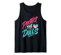 Save The Dolls Proud Trans Ally LGBTQ Support Mens Womens Tank Top