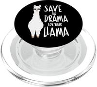 Save The Drama For Your Llama PopSockets PopGrip for MagSafe