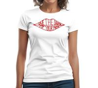 Save The Drama for Your Mama Women's Classic Crew Neck Short Sleeve T-Shirt, White, L