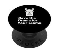 Save the Drama Llama Funny Saying for Fans Design PopSockets Adhesive PopGrip