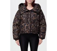 SAVE THE DUCK Animal Print Puffer Jacket with Sailor Collar - Size: 1 - female