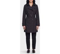 SAVE THE DUCK Sofi Double-Breasted Trench Coat - Size: 2 - female