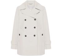 Save The Duck Sofi logo-appliqué trench coat - Grey 1-2-3
