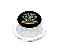 Save The Earth for Our Kids | Earth Day Conservation Gift PopSockets PopGrip for MagSafe