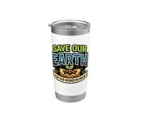 Save The Earth for Our Kids | Earth Day Conservation Gift Stainless Steel Insulated Tumbler