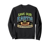 Save The Earth for Our Kids | Earth Day Conservation Gift Sweatshirt