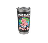 Save The Earth It is The Only Planet with Pigs Stainless Steel Insulated Tumbler