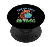 Save The Earth It's The Only Planet That Has Red Pandas PopSockets Adhesive PopGrip