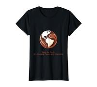 Save The Earth, It's The Only Planet with Chocolate T-Shirt, Women, Black, Large