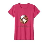 Save the Earth, It's the Only Planet with Chocolate T-Shirt, Women, Red Heather, X-Large