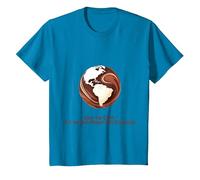 Save the Earth, It's the Only Planet with Chocolate T-Shirt, Youth, Sapphire Blue, X-Small