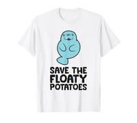 Save The Floaty Potatoes - Cute Manatee T-Shirt