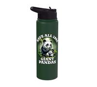 Save The Giant Panda Stainless Steel Insulated Water Bottle