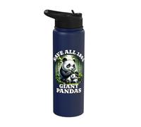 Save The Giant Panda Stainless Steel Insulated Water Bottle
