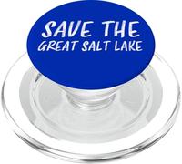 Save The Great Salt Lake Utah Water Conservation Toxic Dust PopSockets PopGrip for MagSafe