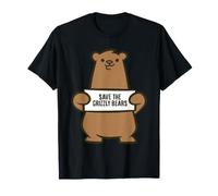 Save The Grizzly Bears Funny Grizzly Bear Lover T-Shirt