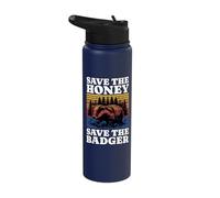 Save The Honey Badger Stainless Steel Insulated Water Bottle