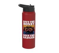 Save The Honey Badger Stainless Steel Insulated Water Bottle