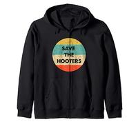 Save The Hooters Zip Hoodie