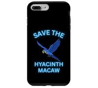 Save The Hyacinth Macaw Cute Exotic Bird Case for iPhone 7 Plus/8 Plus