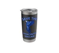 Save The Hyacinth Macaw Cute Exotic Bird Stainless Steel Insulated Tumbler