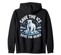Save the Ice Save the Bears Zip Hoodie