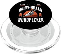 Save The Ivory-Billed Woodpecker Birdwatching Birdwatcher PopSockets PopGrip for MagSafe