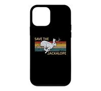 Save The Jackalope Vintage Rabbit Camping Cryptozoology Case for iPhone 12 mini