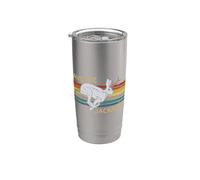 Save The Jackalope Vintage Rabbit Camping Cryptozoology Stainless Steel Insulated Tumbler