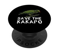 Save The Kakapo Parrot New Zealand Kakapo Bird PopSockets Adhesive PopGrip