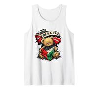 Save the Kids of Gaza | Hope Bear with Flag Design Tank Top
