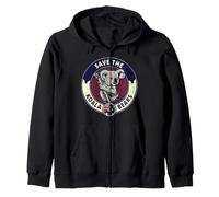 Save The Koalas Koala Bears Animal Protection Australia Zip Hoodie
