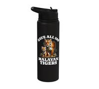 Save The Malayan Tiger Stainless Steel Insulated Water Bottle