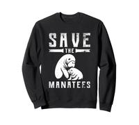 Save The Manatees Lover Sea Cow Ocean Animal Sweatshirt