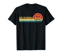 Save The Manuals 5 Speed Manual Transmission Three Pedals Value Graphic T-Shirt