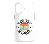 Save The Manuals 6 Speed Manual Transmission Three Pedals Case for iPhone 17