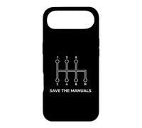 Save the Manuals 6 Speed Stick Shift Gear Pattern Graphic Case for iPhone Air