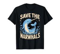 Save The Narwhals Arctic Narwhal T-Shirt