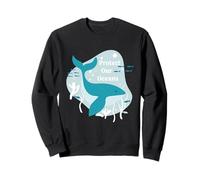Save The Ocean Keep The Sea Plastic Free - Orca Whale Lover Sweatshirt