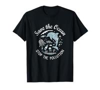 Save The Ocean Stop Pollution Sea Conservation Dolphin T-Shirt