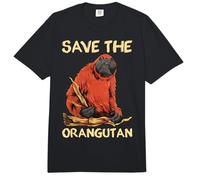 Save The Orangutan Endangered Protect Baby Orphan Orangutan Comfort Colors Adult Heavyweight T-Shirt
