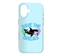 Save the Orcas Cute Ocean Animal Rights Case for iPhone 17