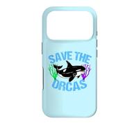 Save the Orcas Cute Ocean Animal Rights Case for iPhone 17 Pro