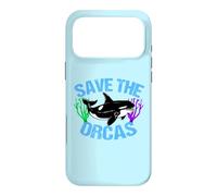 Save the Orcas Cute Ocean Animal Rights Case for iPhone 17 Pro Max