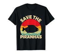 Save the piranhas Design for a Piranha expert T-Shirt