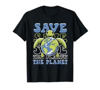 Save The Planet Earth Day Turtle Conservation T-Shirt
